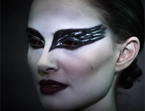 Natalie Portman, maquillaje, Cisne Negro