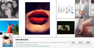 Cuenta en Instagram de Valentina Rios