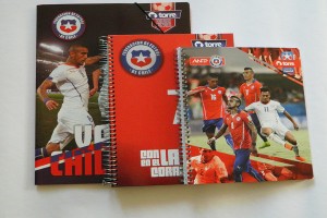 Participa por este set de cuadernos con diseños del fútbol nacional.
