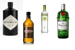 Para los que disfrutan de todos los traguitos: Gin Hendricks, Drambui, Vodka Smirnoff, Gin Tanqueray