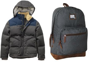 Una chaqueta Timberland perfecta para el frío y una mochila Head que lo acompañará a todas. Los mejroes regalos para tu papi.