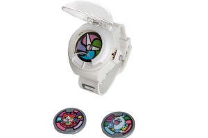 Yokai Watch, con el reloj de espectros Yokai.