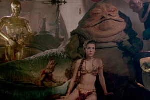 El icónico bikini de esclava de Jabba The Hutt