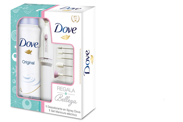 Pack Navideño Dove Desodorante + Set de Manicure.
