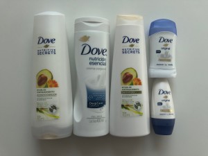 Productos de cuidado personal, marca Dove.