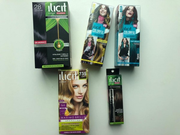 Ilicit cuenta con tres productos para darle un nuevo look a tu cabello. Coloración Permanente, Sin Amoniaco, Retoca Raíz Express y Coloración semi-permanente.