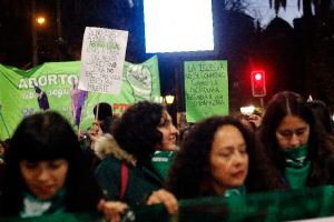 Marcha por el aborto libre en Valparaíso (Imagen: Agencia Uno)