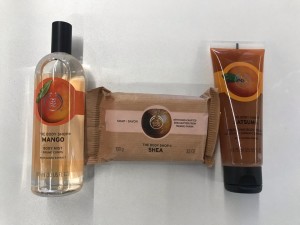Deléitate con estos enriquecidos productos de The Body Shop  con aroma a Mango.